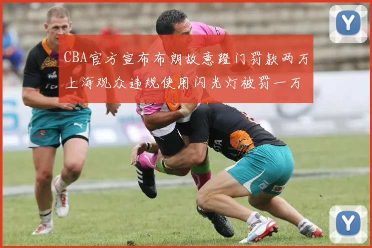 CBA官方宣布布朗故意蹬门罚款两万上海观众违规使用闪光灯被罚一万